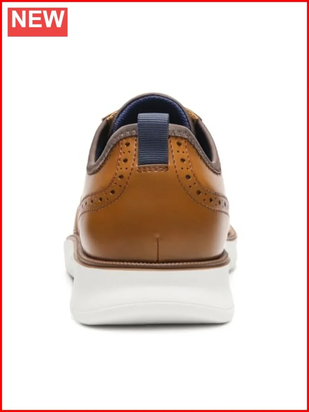 Microfiber Leather Brogue Oxfords Wingtip Lace Up Dress Shoes